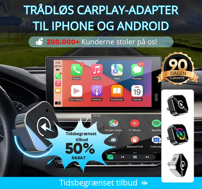 Magicness™ 2 i 1 Adapter™ | Trådløs CarPlay & Android Auto
