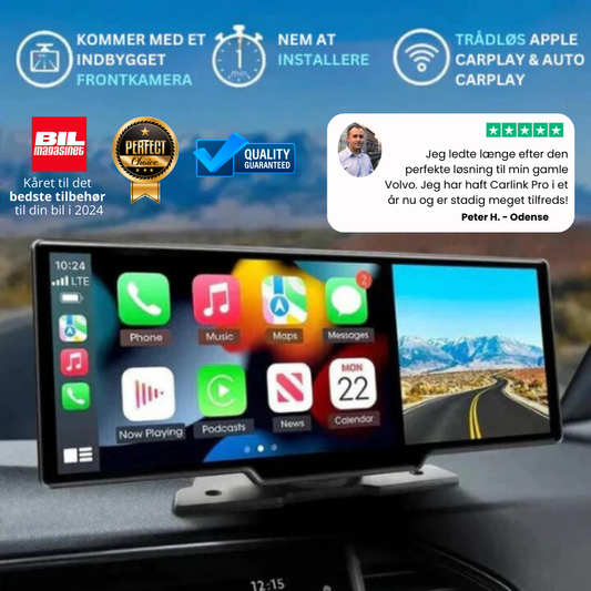 SmartCarLink™ | Trådløs biladapter | Giver Apple CarPlay & Android Auto på få sekunder