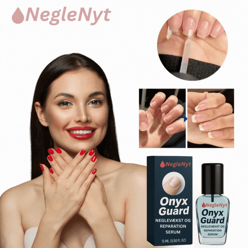 NegleNyt™ Vækst- & Repareringsserum - Styrker og genopbygger svage negle – 98 % forbedring på kun 3 dage.