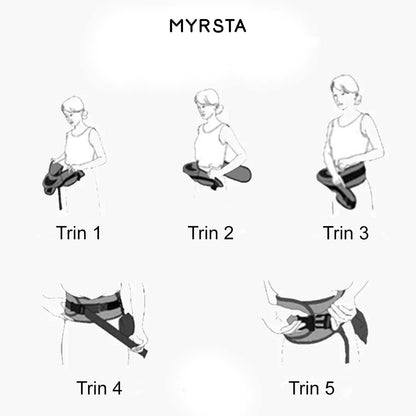 BabyBær™ | Ergonomisk bæresæde | Aflaster ryg og hofter når du bærer dit barn