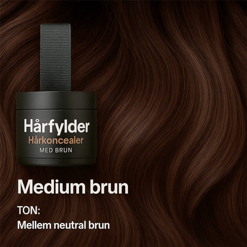 HårFylde™ | Concealer til håret | Skjuler udvoksning, tynde områder og gråt hår på få sekunder