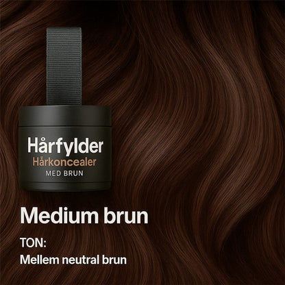 HårFylde™ | Concealer til håret | Skjuler udvoksning, tynde områder og gråt hår på få sekunder