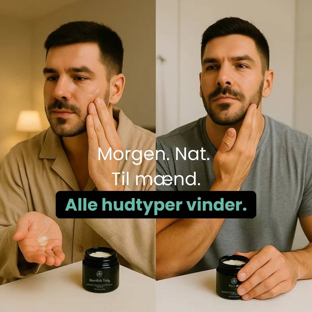 Nordisk Talg Wrinkle Defense Tallow Balm til mænd | Naturlig løsning til rynkefri hud!
