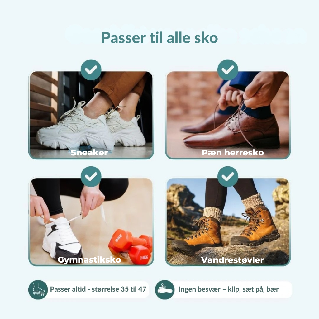 NeuroStep™ | Magnetiske indlægssåler | Lindrer smerter, prikken og kramper allerede efter første brug