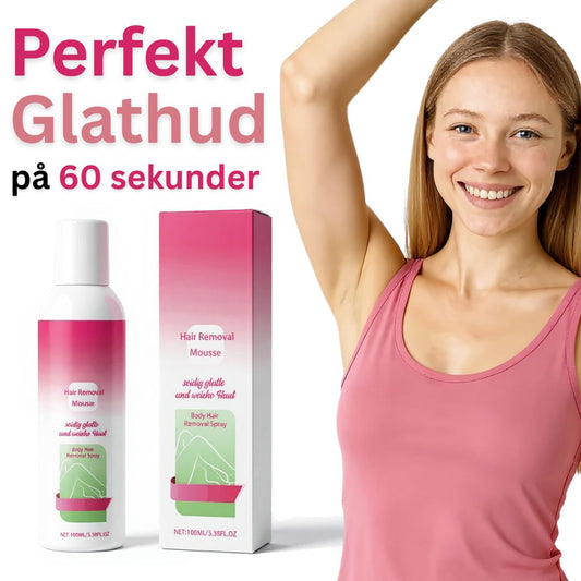 GlatHud™ - Hårfjerningsskum | Slip for indgroede hår og besværlig daglig barbering!
