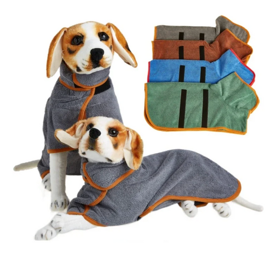 TørPels™ - Superabsorberende hundebadekåbe