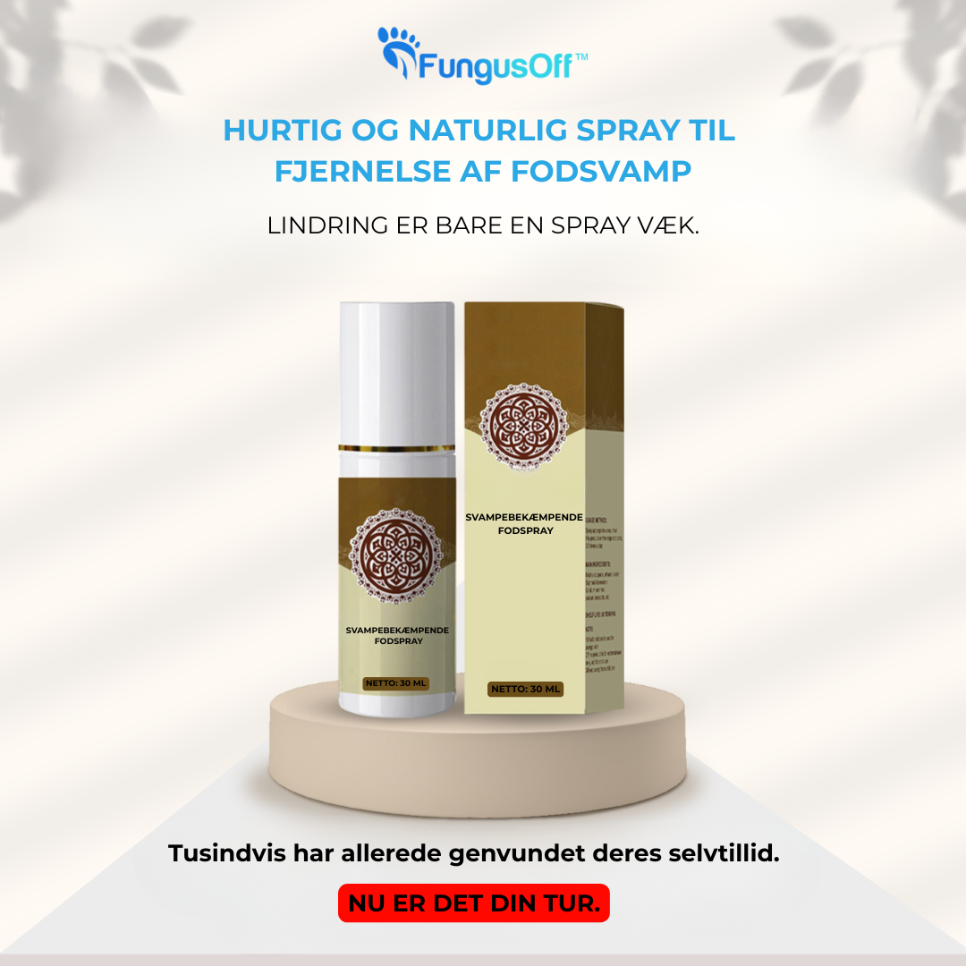 FungusOff™ Hurtig & Naturlig Fodsvampsfjerner | Spray Fodsvampen Væk!