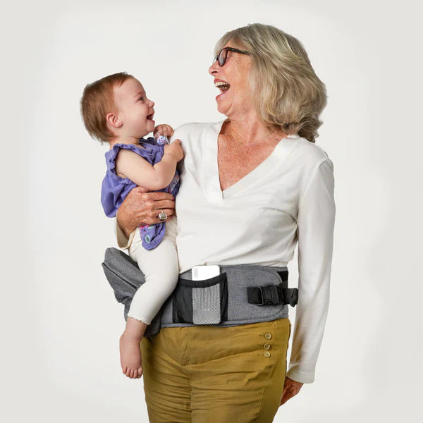 BabyBær™ | Ergonomisk bæresæde | Aflaster ryg og hofter når du bærer dit barn