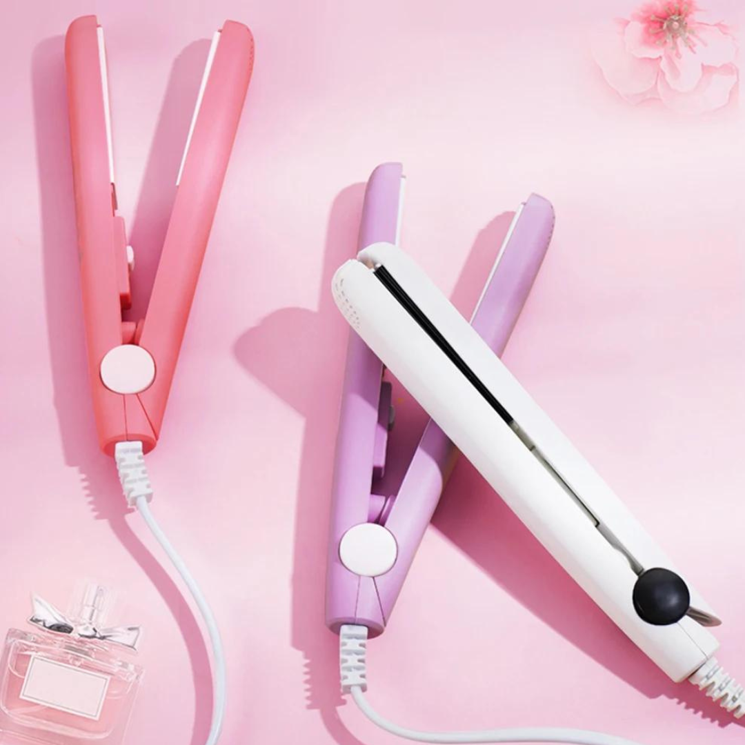 Krøl&Glans™ – Mini krølle- og glattejern Perfekt til tasken – lav glatte lokker eller smukke krøller på få minutter