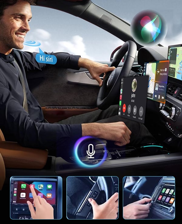 Magicness™ 2 i 1 Adapter™ | Trådløs CarPlay & Android Auto