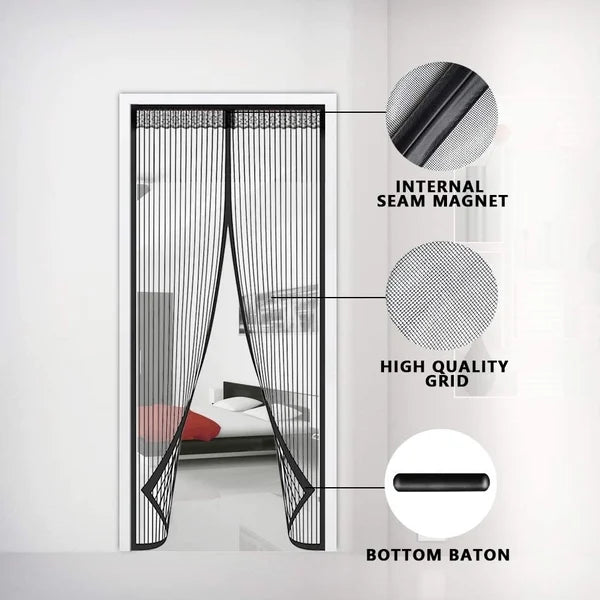 MygStop™ Magnetisk skærmdør holder insekter ude | 2+1 GRATIS
