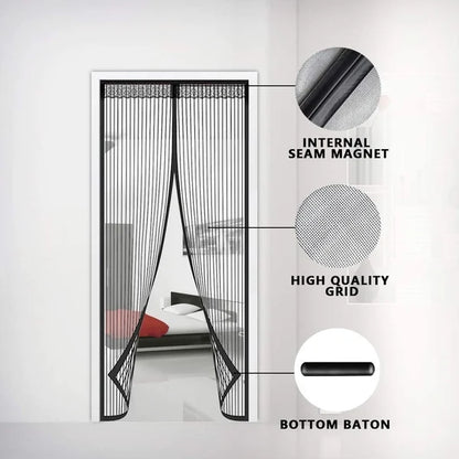 MygStop™ Magnetisk skærmdør holder insekter ude | 2+1 GRATIS