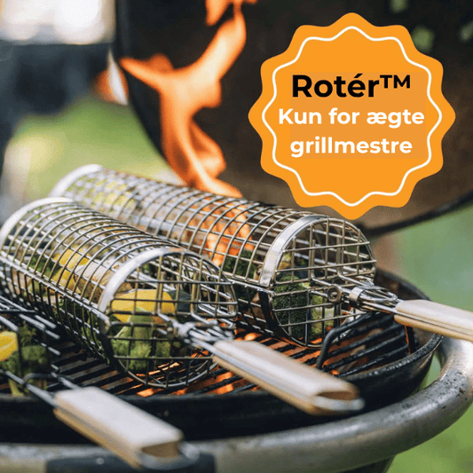 Rotér™ - Undgå brændte eller rå sider, Rotér™ griller perfekt og jævnt hver gang!
