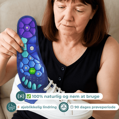 FodMag™- Magnetisk støtte og akupressur, lindrer smerter og giver energi med hvert skridt.