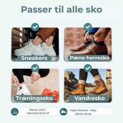 FodMag™- Magnetisk støtte og akupressur, lindrer smerter og giver energi med hvert skridt.