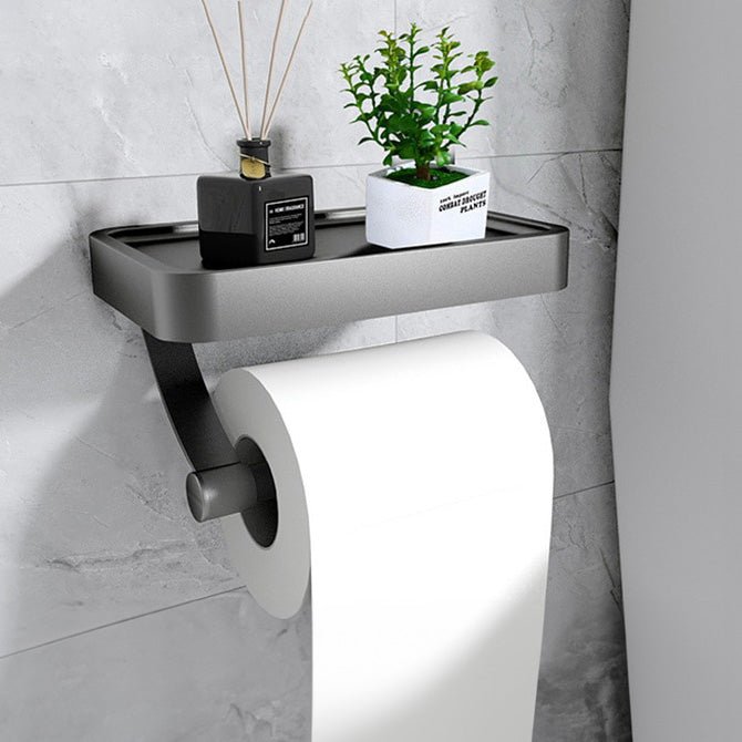 TidyRoll™ – Borefri toiletrulleholder med hylde