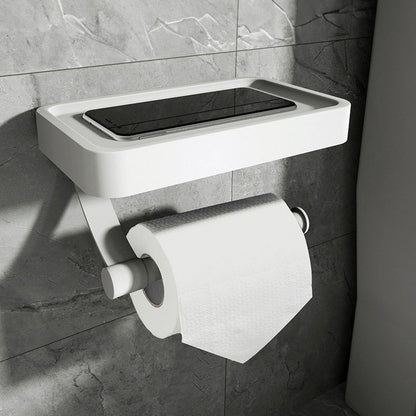 TidyRoll™ – Borefri toiletrulleholder med hylde
