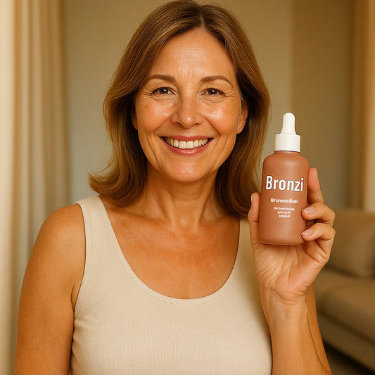 Bronzi™ | Selvbruner dråber | Giver naturlig solglød uden solbadning