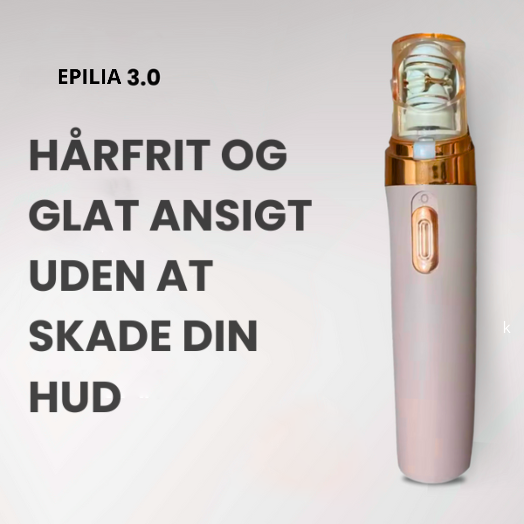 Epilia™ 3.0 | Ansigtsepilator | Bedste løsning til skånsom fjernelse af uønsket hår i ansigtet