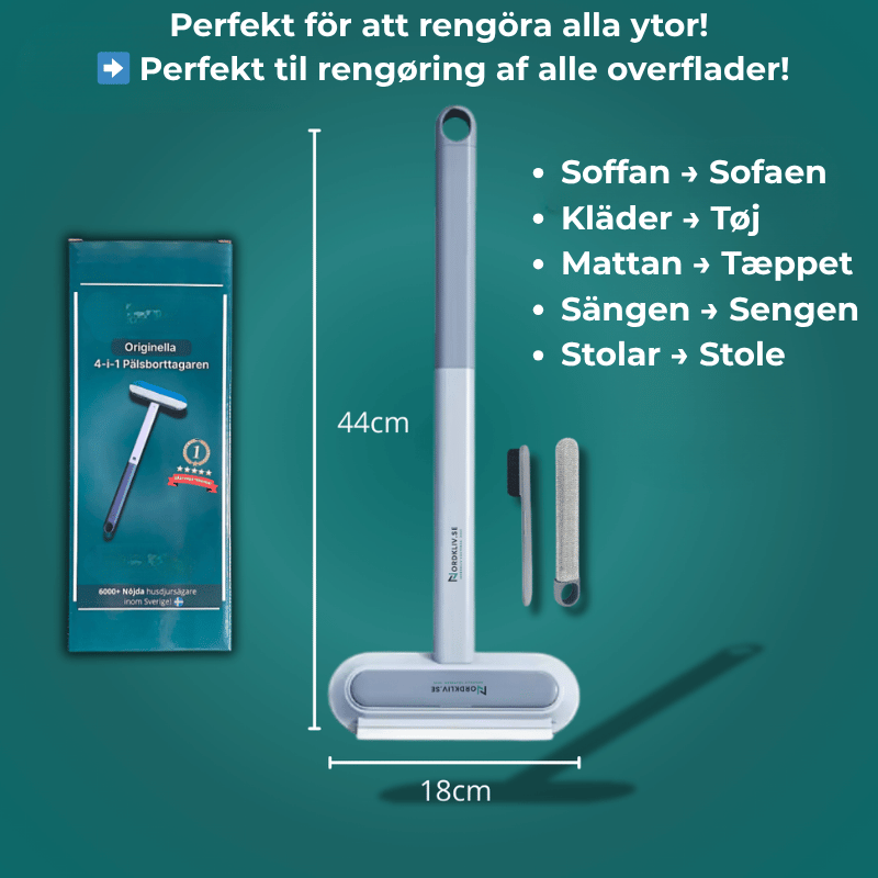 PelsFjerner™ - Den originale multifunktionelle fnugfjerner